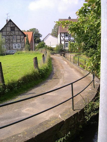 Fußweg nachher