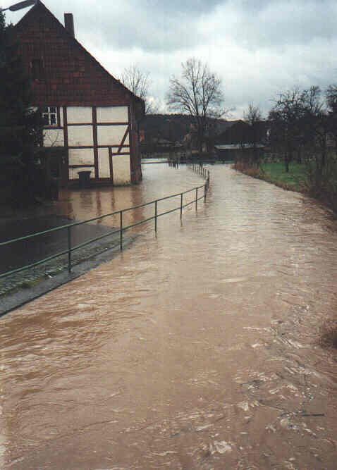 Hrmker Strae von der Brcke 'Zum Krug' gesehen