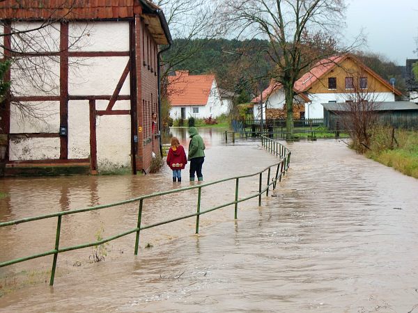 Hochwasser in Lödingsen