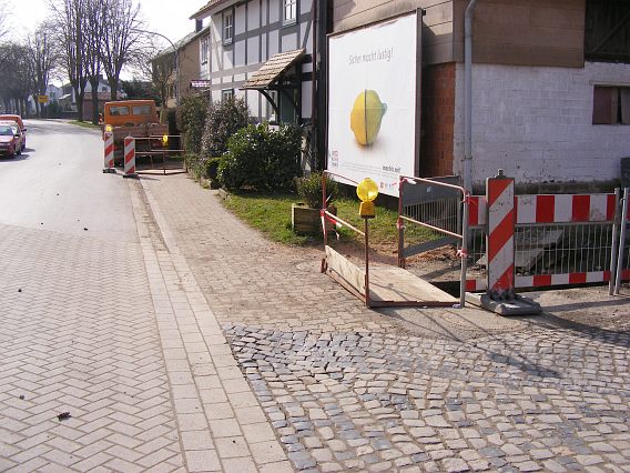 Rep. Rohrbruch Lindenallee, Februar 2008