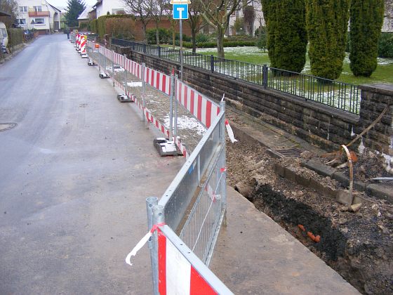 Am Sande - Wasserleitungsbau des VEV