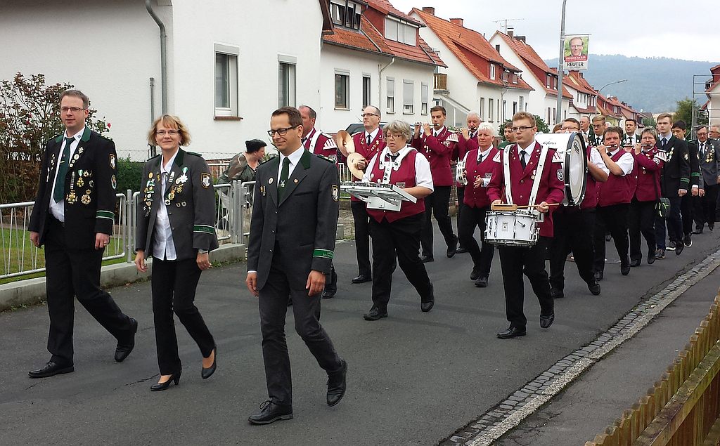 Schützenmarsch zur Gratulation