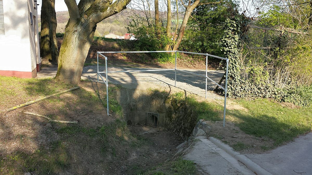 Einlauf Graben am Wasserhaus Zur Bramburg