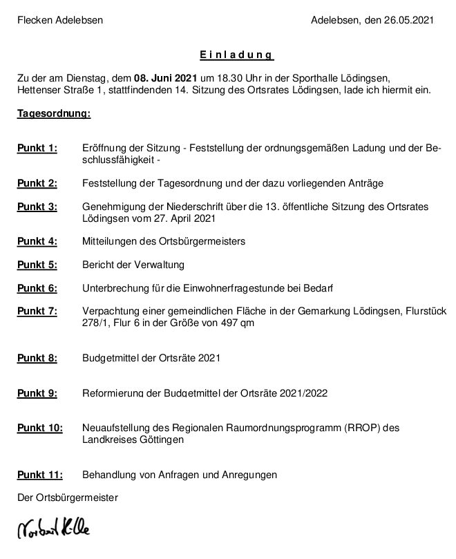 ORS unter Corona-Bed.