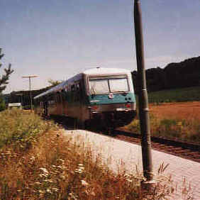 Haltestelle der DB in Lödingsen