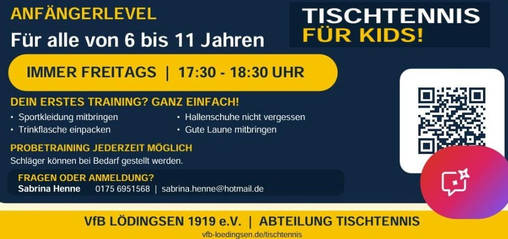 Tischtennis, VfB